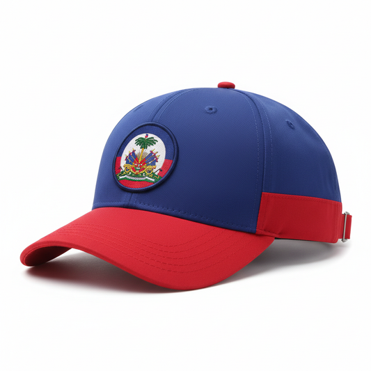Samy Classic Cap - Bleu ak Wouj Haiti