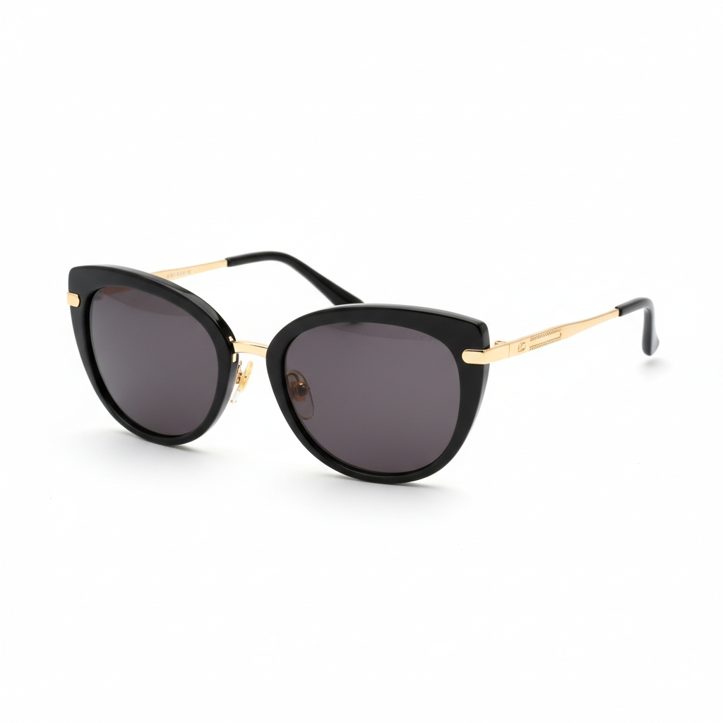 Lunettes Femme 1 - Cat-Eye Nwa ak Lò