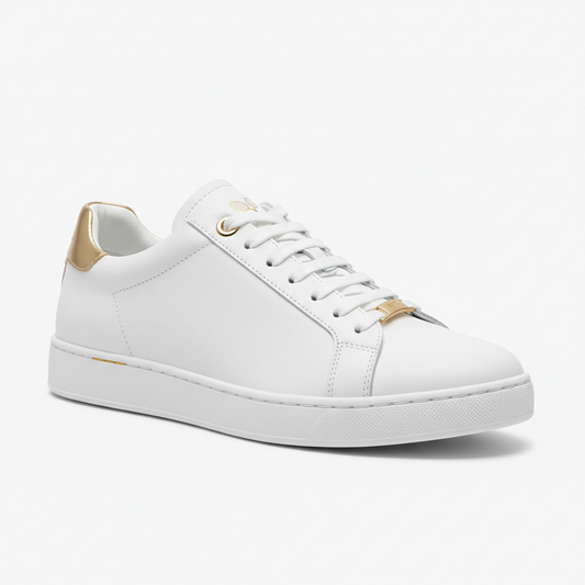 Samy Luxury Sneaker - White Gold